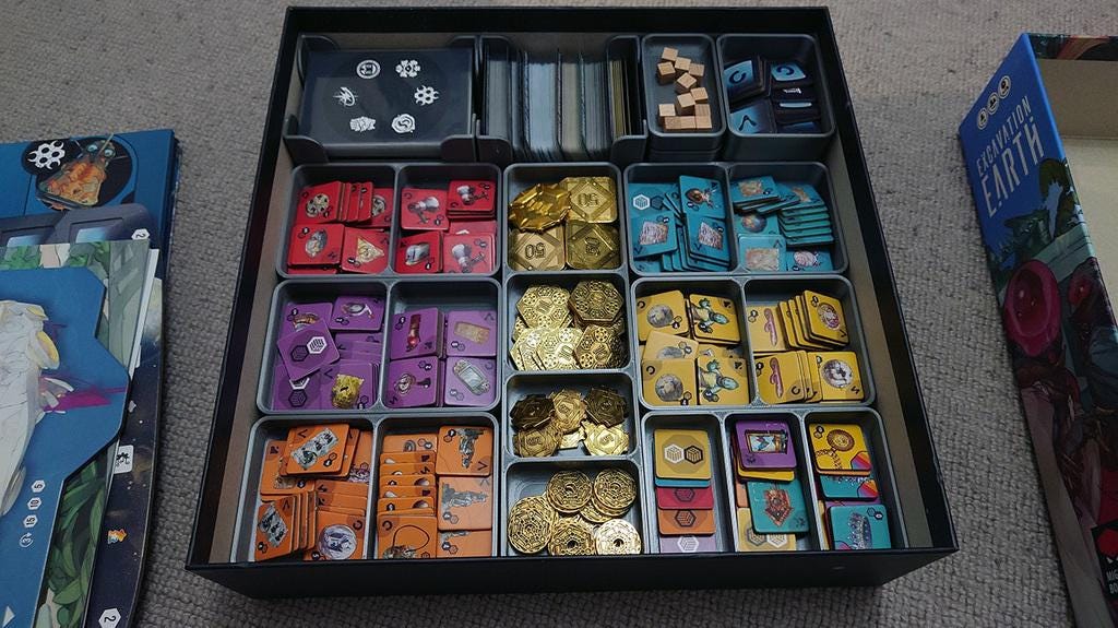 Excavation Earth + Expansions Board Game Organizer and Insert (etsy image id: 6276640545)