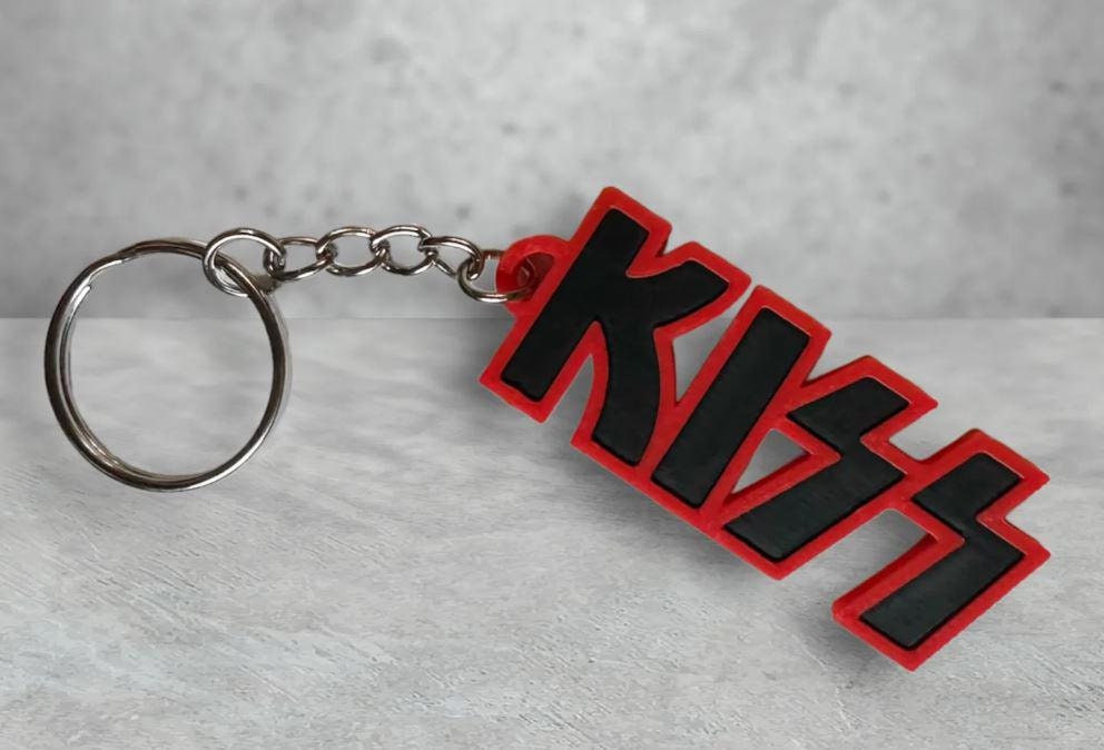 KISS Rock Band Keychain (etsy image id: 6279066789)