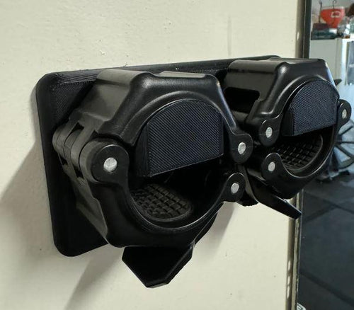 Barbell Collars for Wall Mount Storage - Rogue HG and Olympic Sizes (etsy image id: 6279118631)