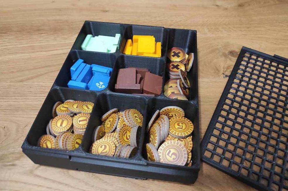 Age of Innovation Board Game Organizer and Insert (etsy image id: 6283292187)