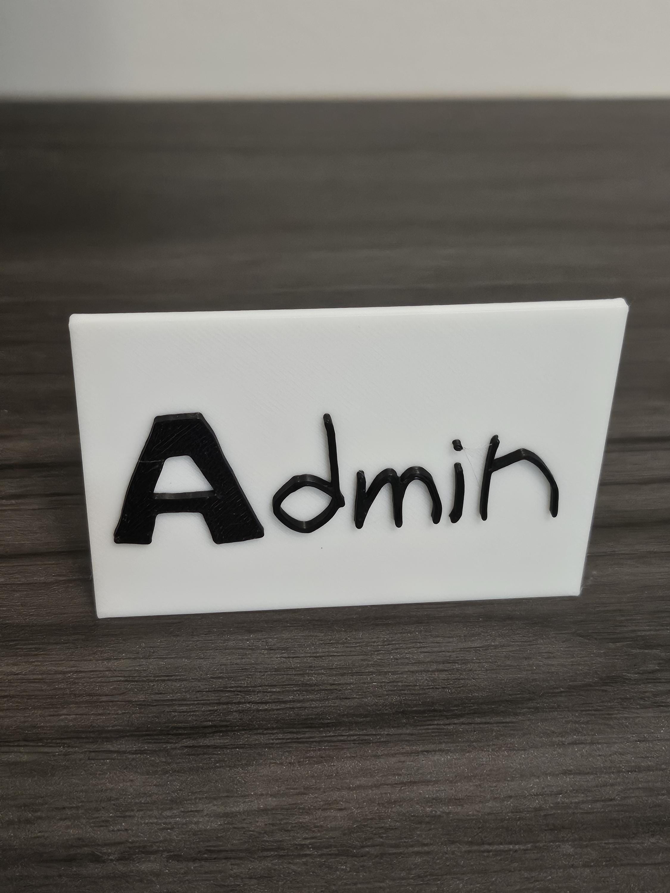 Admin Badge With or Without Keychain - Gorilla Tag VR Game Oculus Rift (etsy image id: 6289069237)