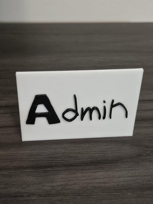 Admin Badge With or Without Keychain - Gorilla Tag VR Game Oculus Rift (etsy image id: 6289069237)