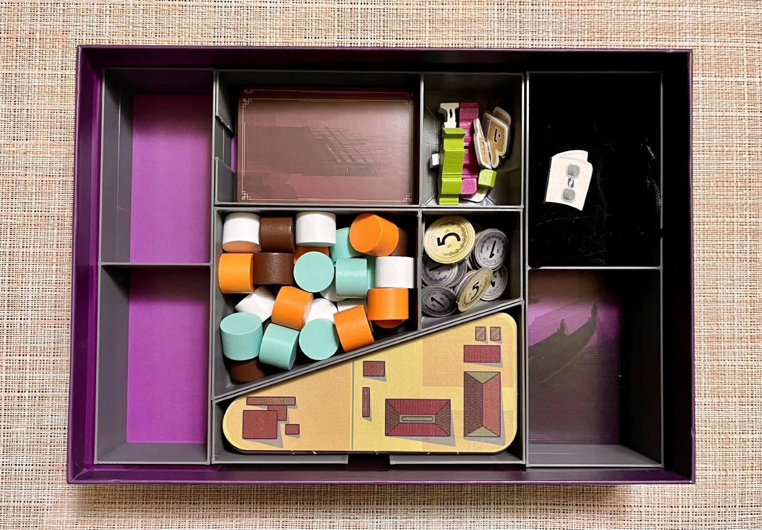 Flatiron Board Game Organizer and Insert - Minimalist Design (etsy image id: 6292475344)