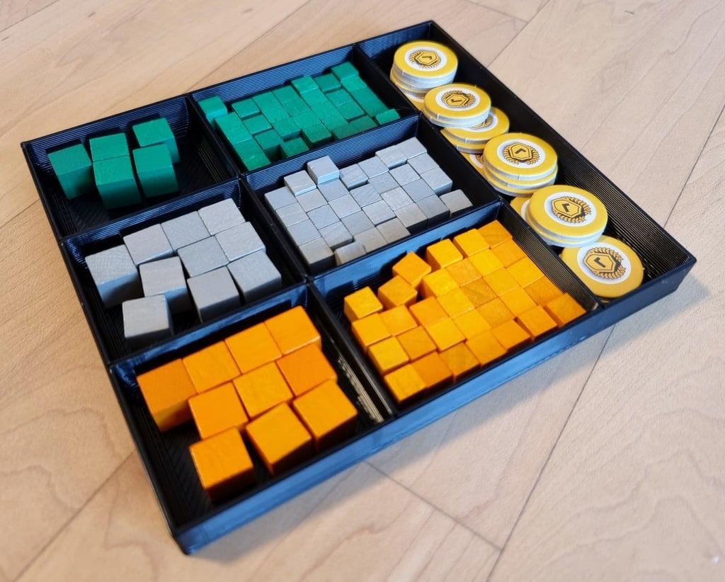 Evacuation Board Game Organizer and Insert (etsy image id: 6296036512)