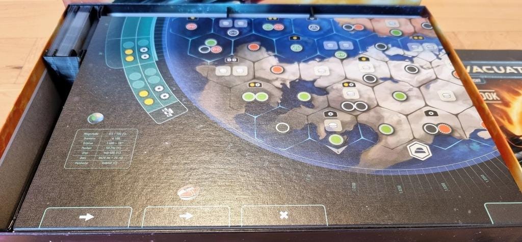 Evacuation Board Game Organizer and Insert (etsy image id: 6296036540)