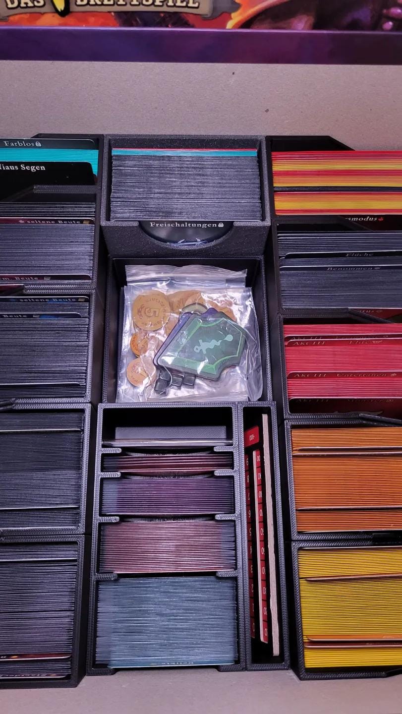 Slay the Spire Board Game Organizer and Insert (etsy image id: 6297152032)