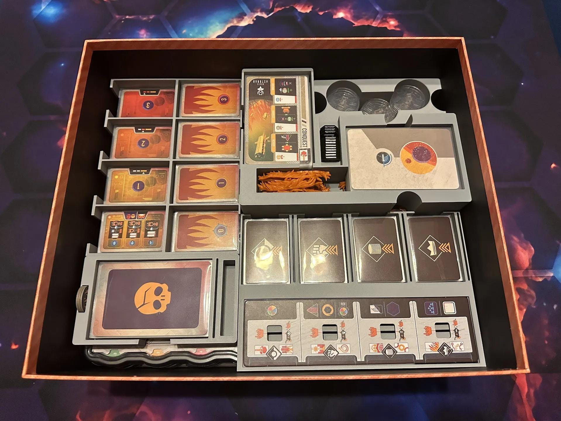 Voidfall Galactic Edition Board Game Organizer and Insert (etsy image id: 6300229656)