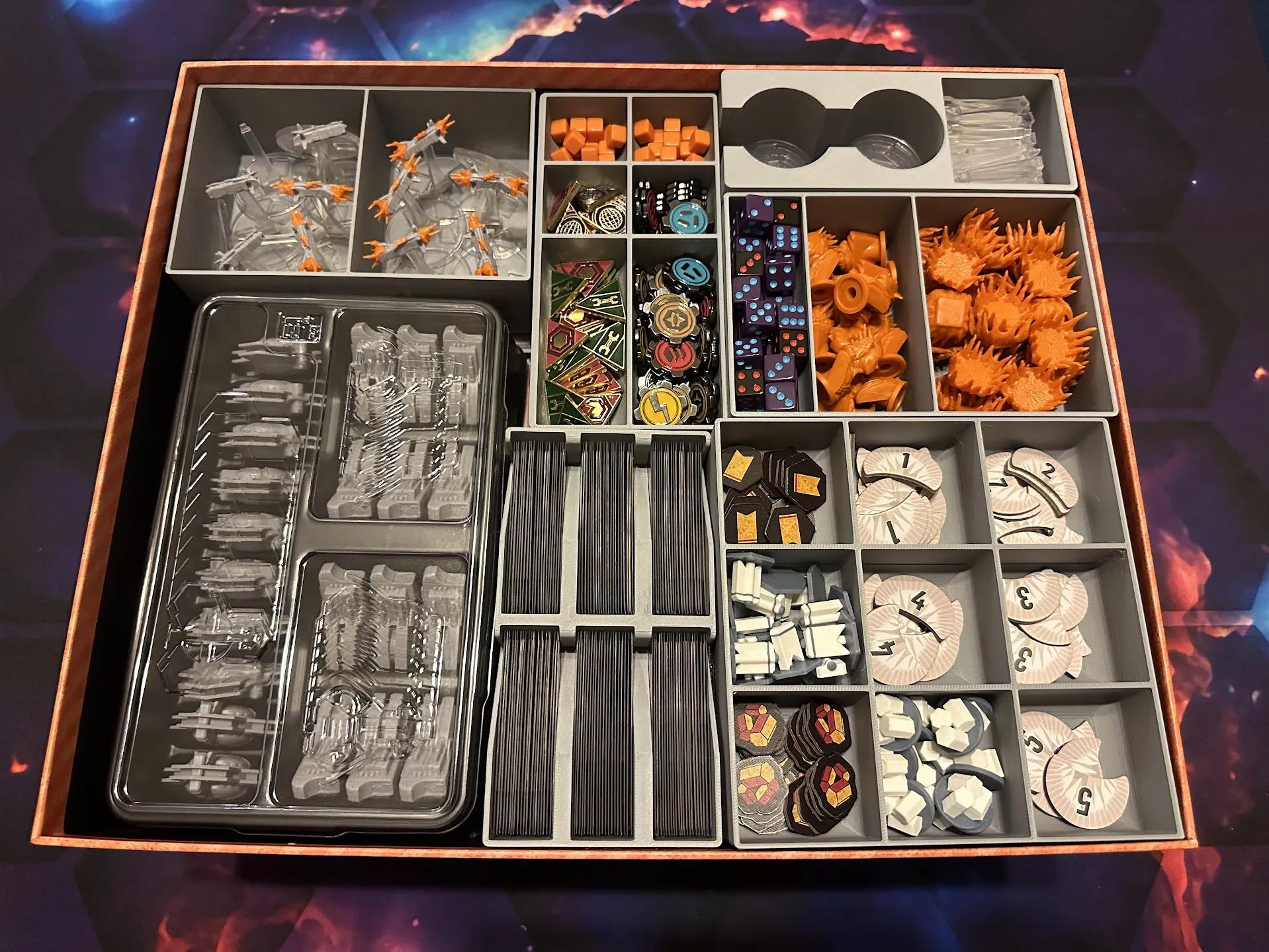 Voidfall Galactic Edition Board Game Organizer and Insert (etsy image id: 6300229658)