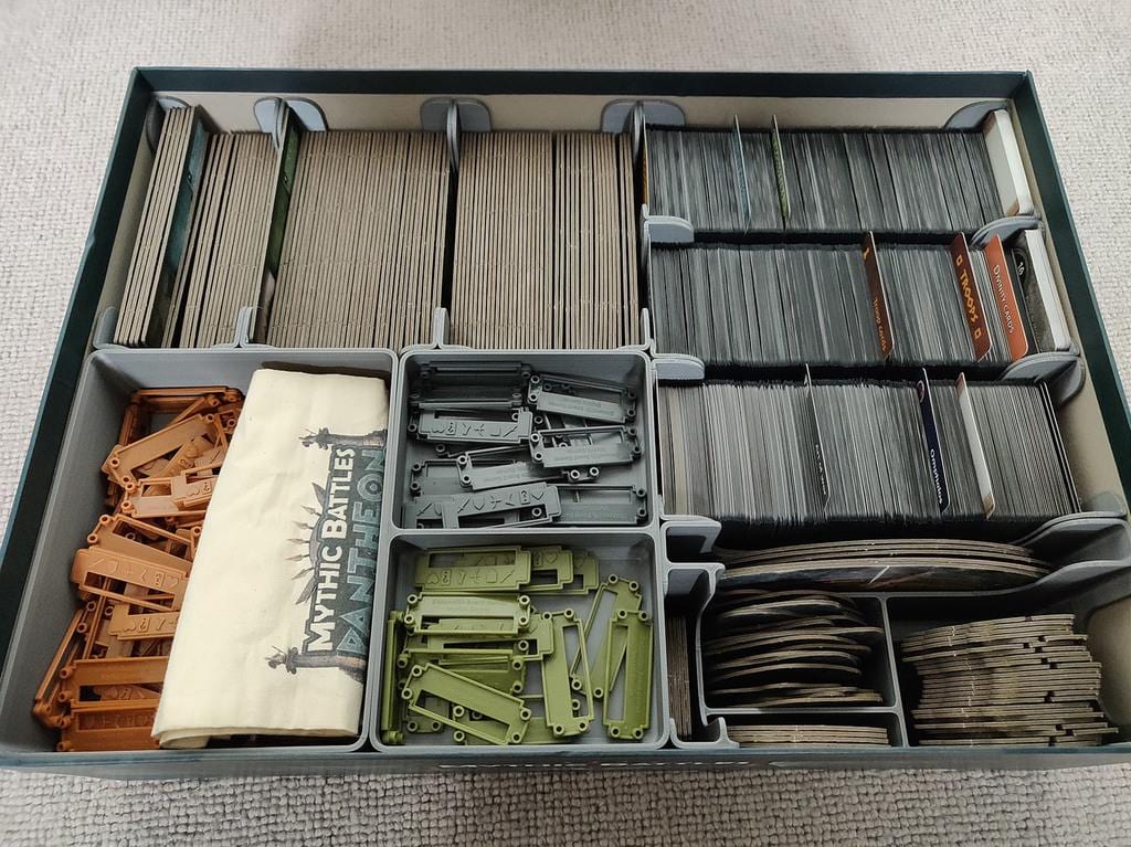 Mythic Battles: Pantheon - Deluxe Storage Box Board Game Organizer and Insert (etsy image id: 6300614565)
