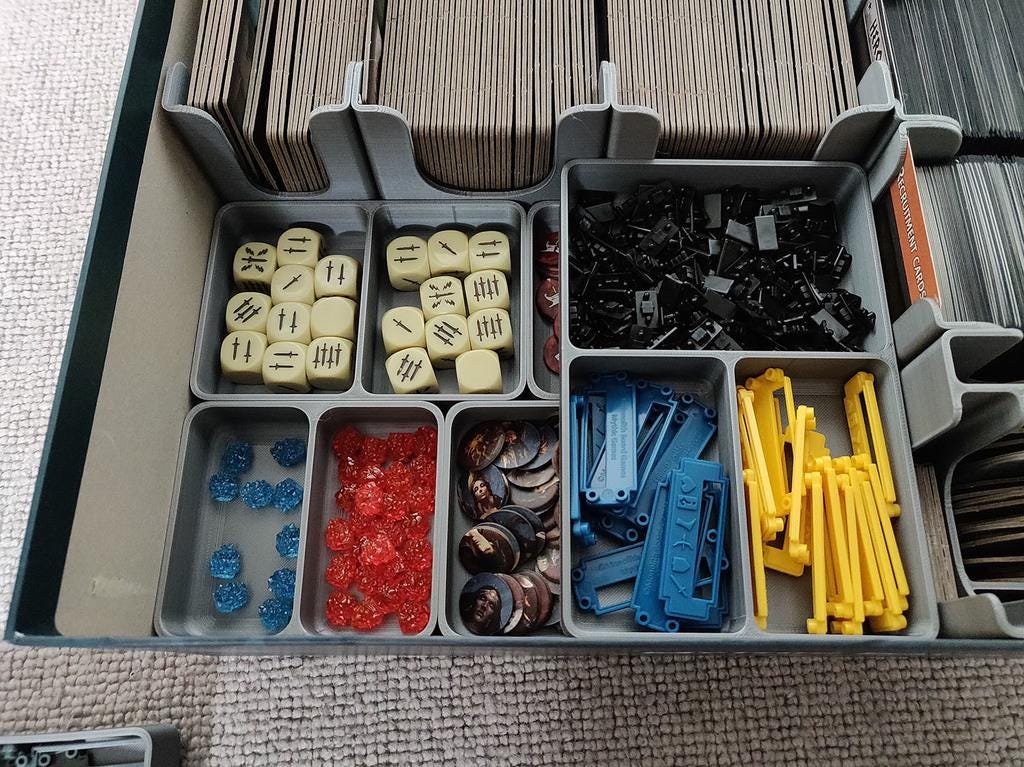 Mythic Battles: Pantheon - Deluxe Storage Box Board Game Organizer and Insert (etsy image id: 6300614569)
