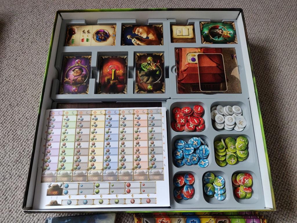 Alchemists + King's Golem Expansion Boardgame Organizer and Insert (etsy image id: 6300665569)
