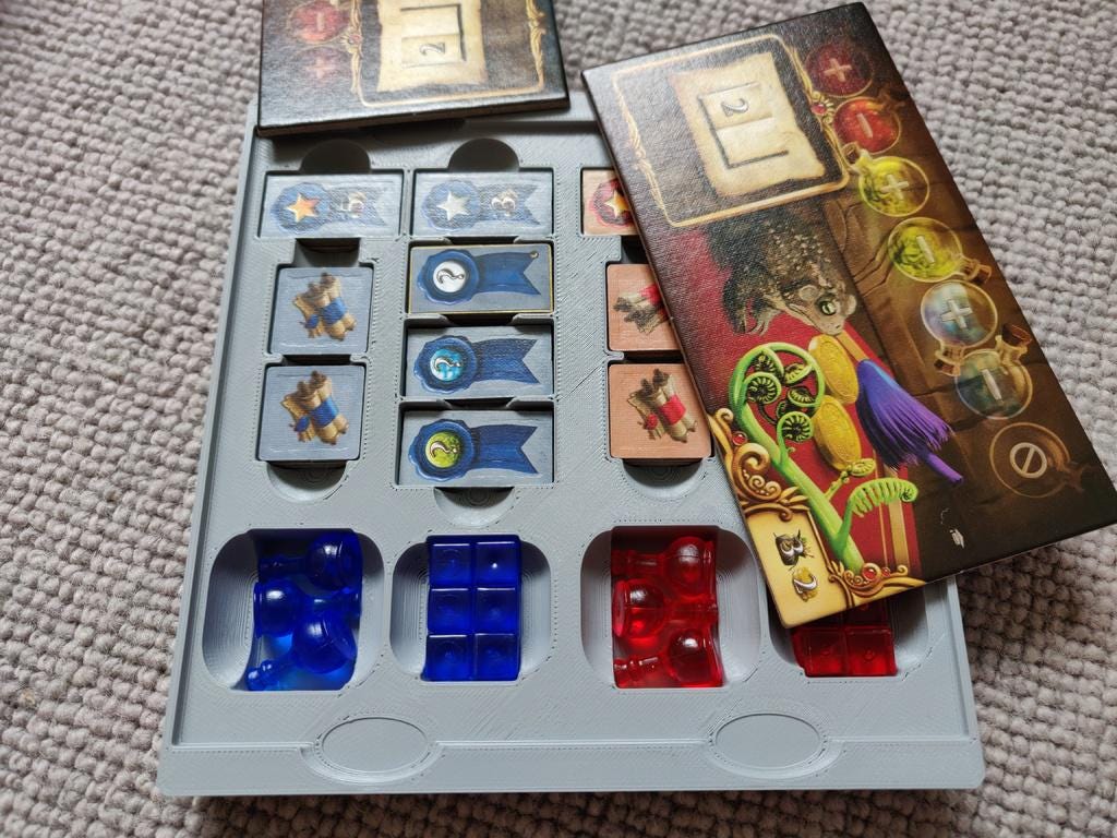 Alchemists + King's Golem Expansion Boardgame Organizer and Insert (etsy image id: 6300665581)