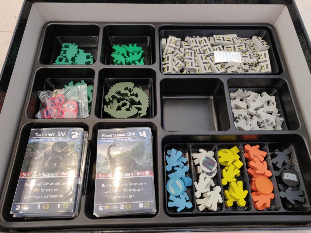 Dinogenics Board Game Insert and Organizer (etsy image id: 6300913795)