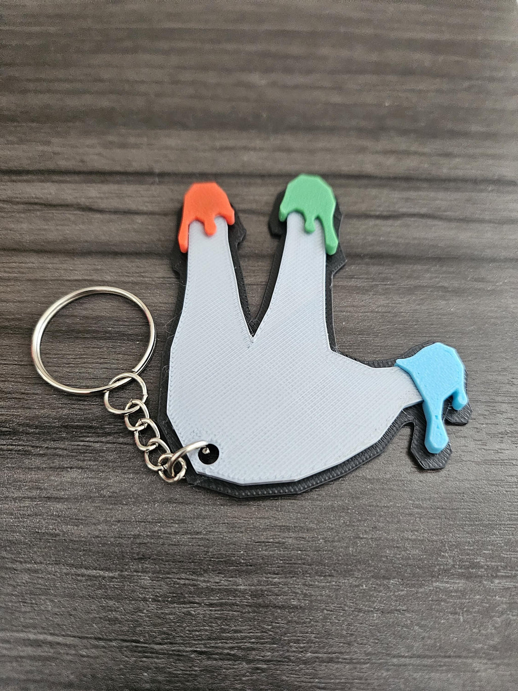 Finger Painter Badge Keychain - Gorilla Tag VR Game Oculus Rift (etsy image id: 6300930295)