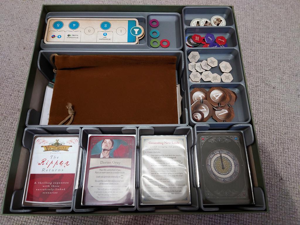 Victoriana + Ripper Returns Board Game Organizer and Insert (etsy image id: 6301057037)
