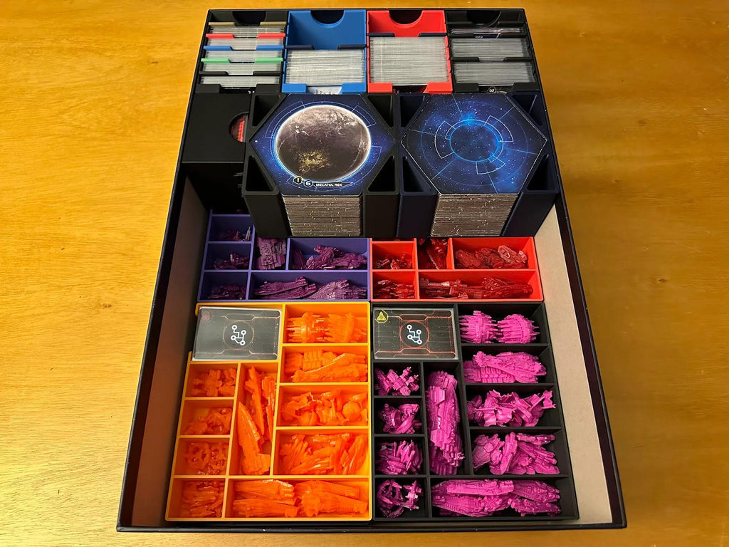 Twilight Imperium 4th Edition + Prophecy of Kings Board Game Insert and Organizer (etsy image id: 6301090290)