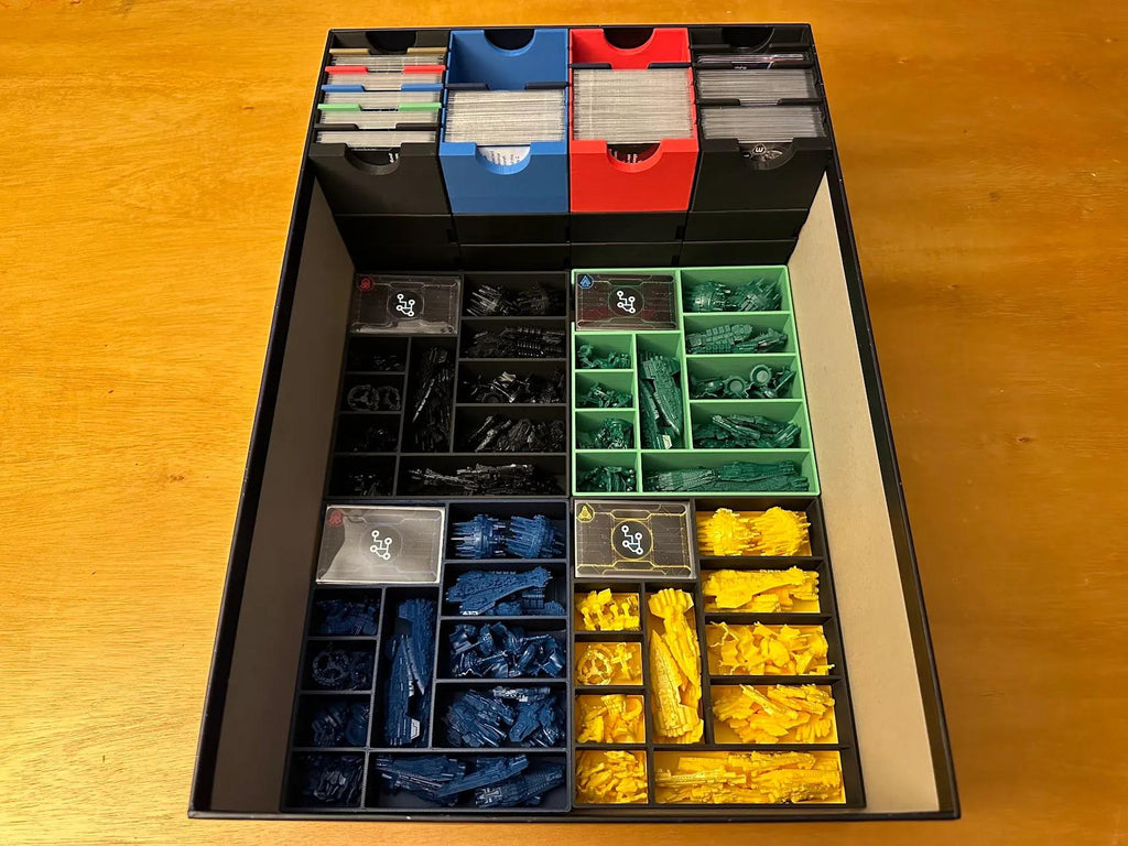 Twilight Imperium 4th Edition + Prophecy of Kings Board Game Insert and Organizer (etsy image id: 6301090292)