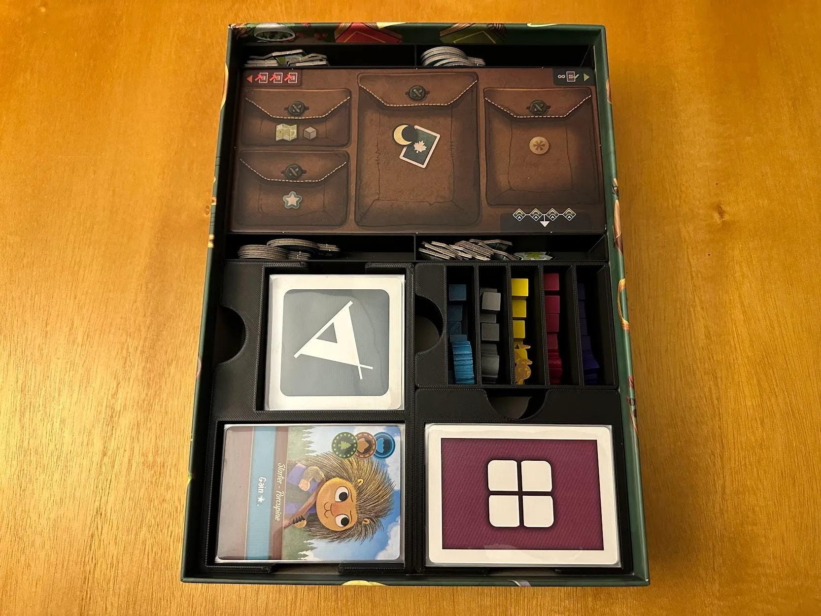 Maple Valley Board Game Organizer and Insert (etsy image id: 6301135886)