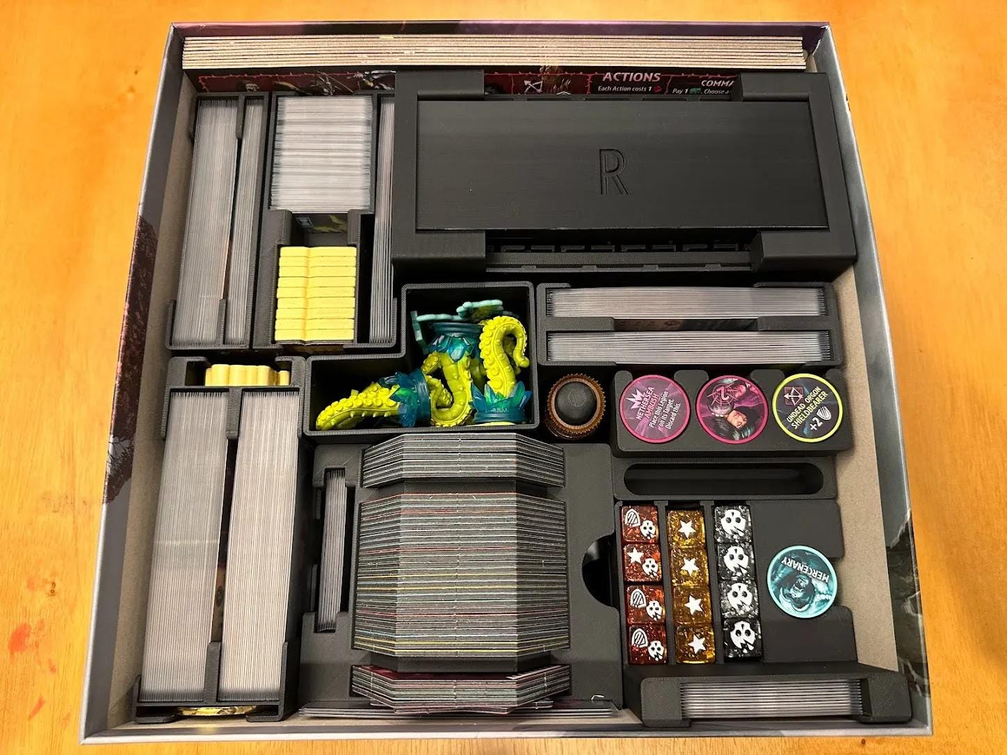 Uprising: Curse of the Last Emperor + Expansions Board Game Organizer and Insert (etsy image id: 6301231784)