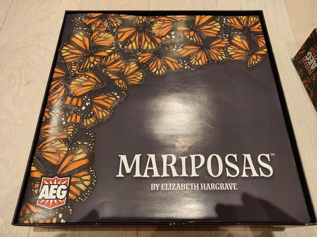 Mariposas Board Game Organizer and Insert (etsy image id: 6302122719)