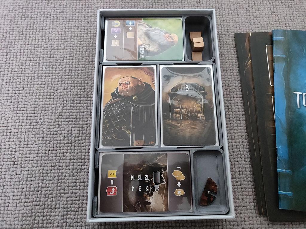 The West Kingdom: Tomesaga Board Game Organizer and Insert (etsy image id: 6302128647)