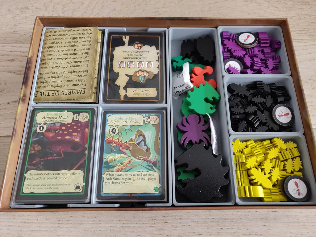 March of the Ants + Expansions Board Game Organizer and Insert (etsy image id: 6302168101)