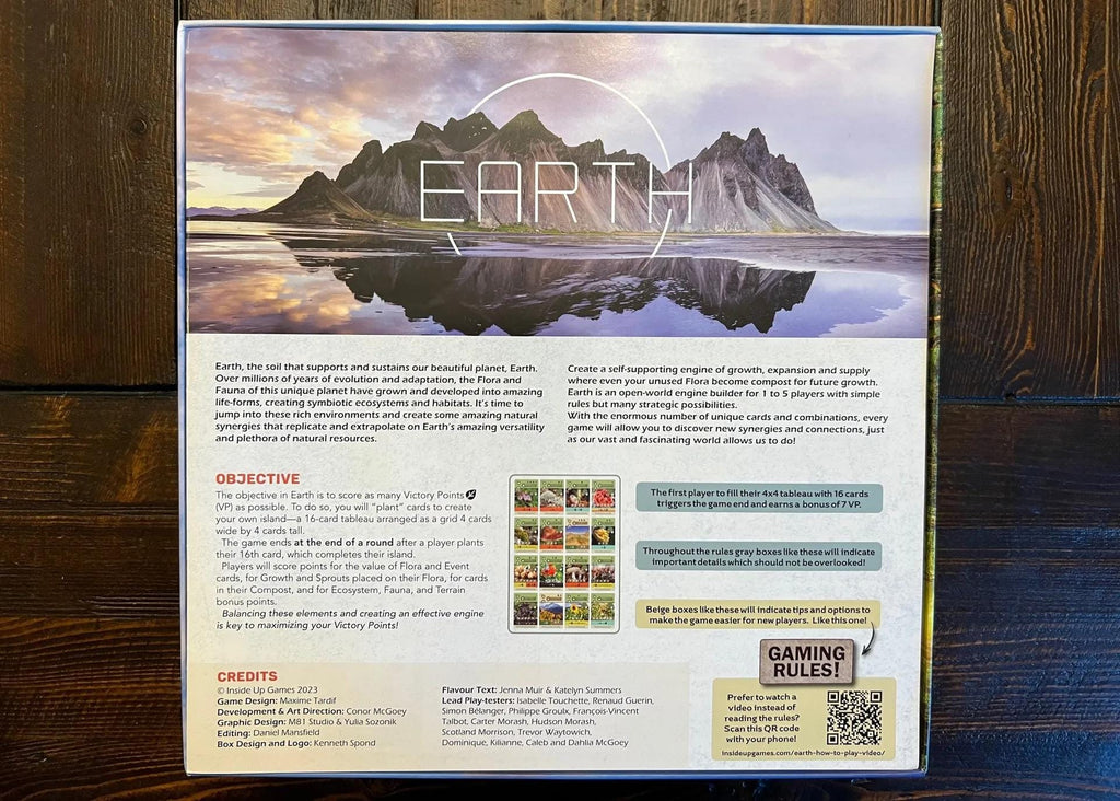Earth + Kickstarter Extras Board Game Organizer and Insert (etsy image id: 6302246545)