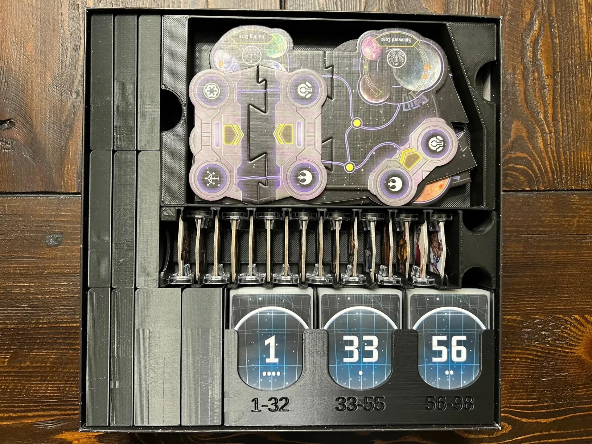 Star Wars Outer Rim + Unfinished Business Expansion Board Game Organizer and Insert (etsy image id: 6302261529)