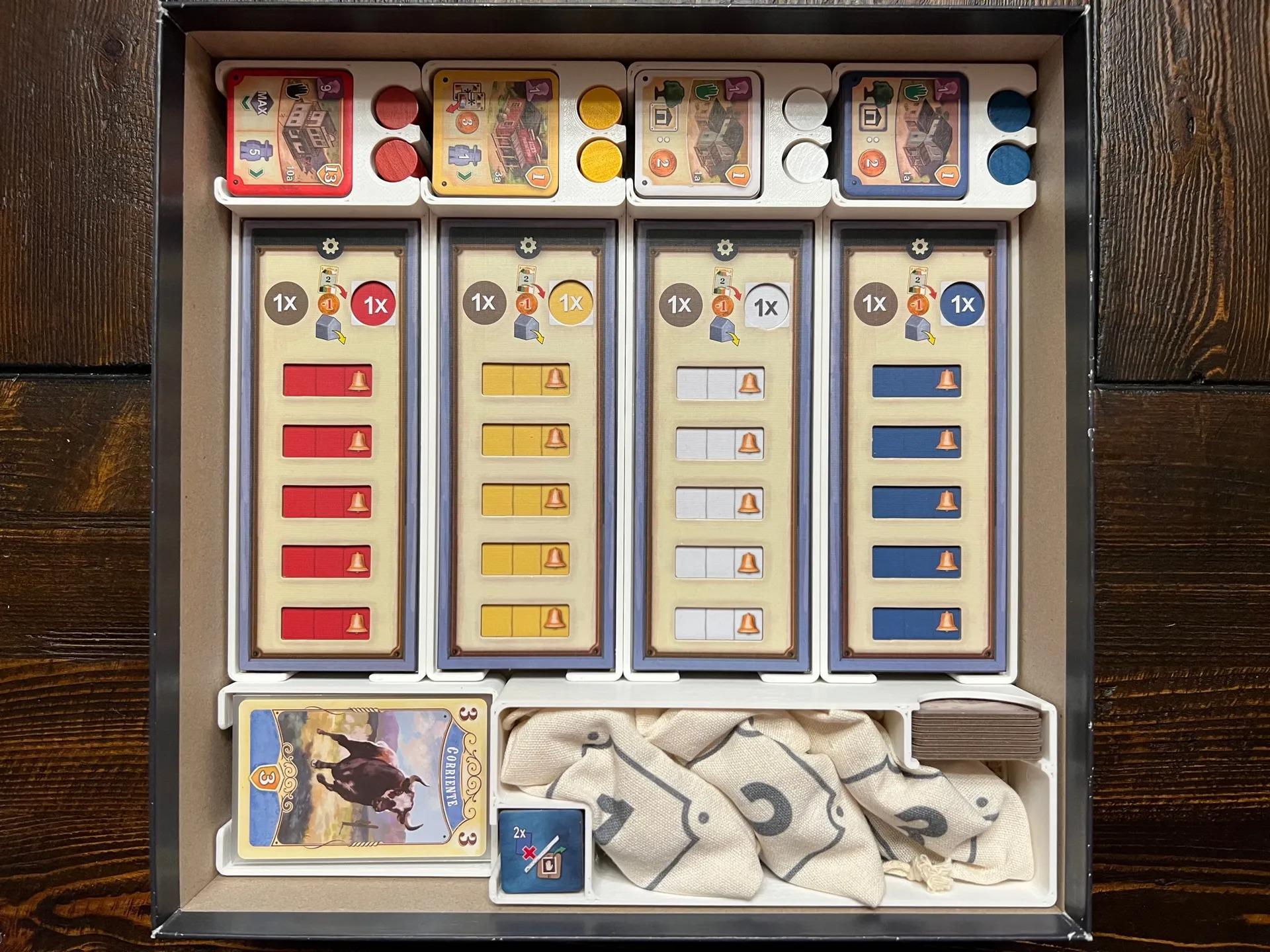 Great Western Trail + Rails to the North Board Game Organizer and Insert (2nd Edition) (etsy image id: 6302349929)