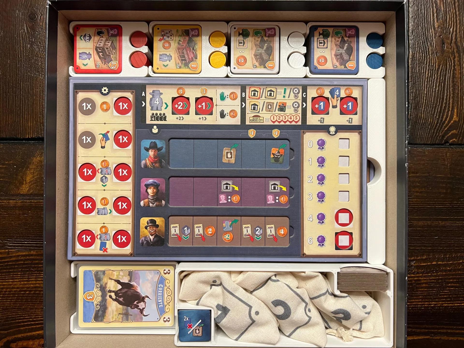 Great Western Trail + Rails to the North Board Game Organizer and Insert (2nd Edition) (etsy image id: 6302349939)