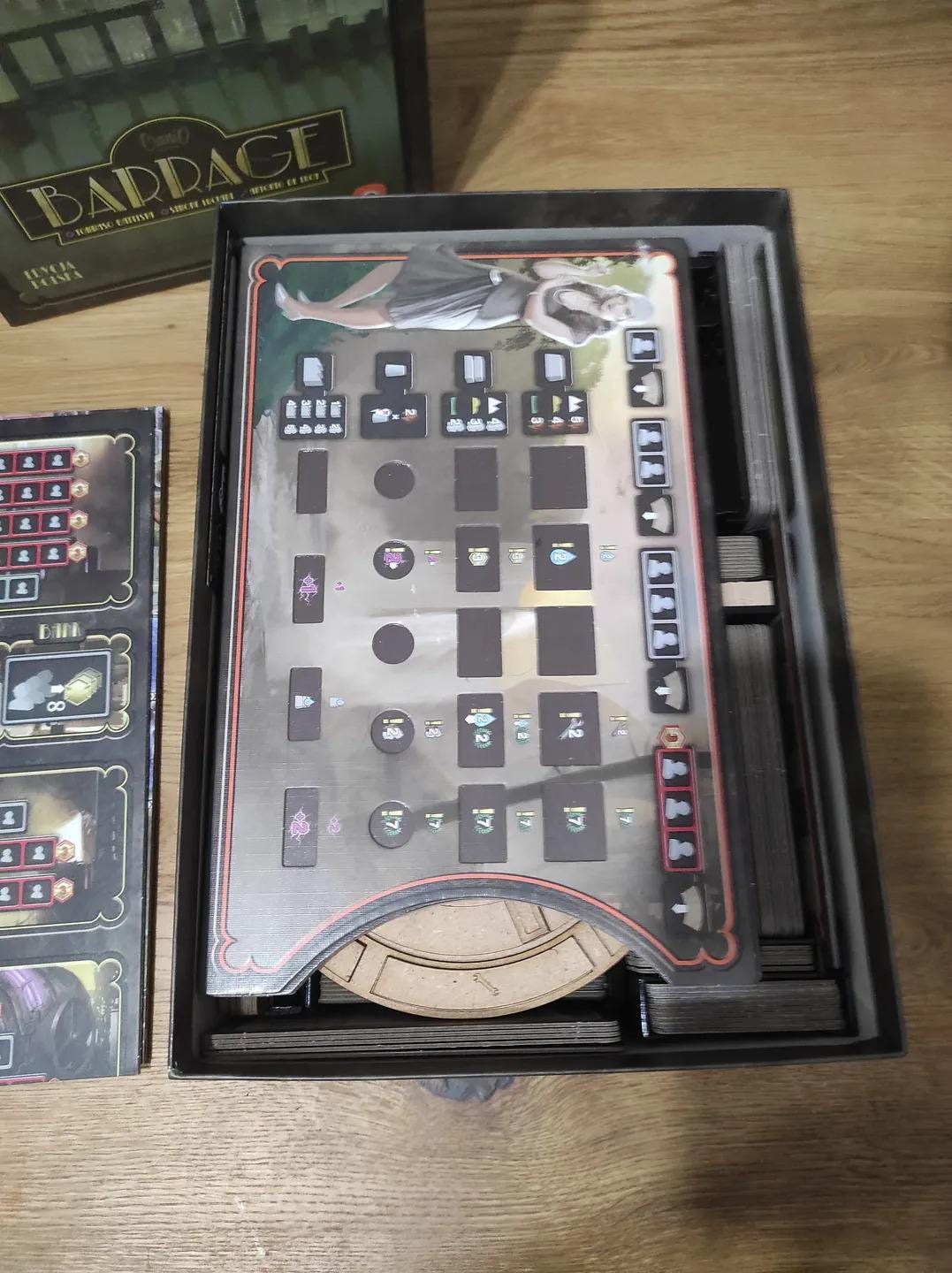 Barrage All Expansions and Content (2024) Board Game Insert and Organizer (etsy image id: 6307730414)