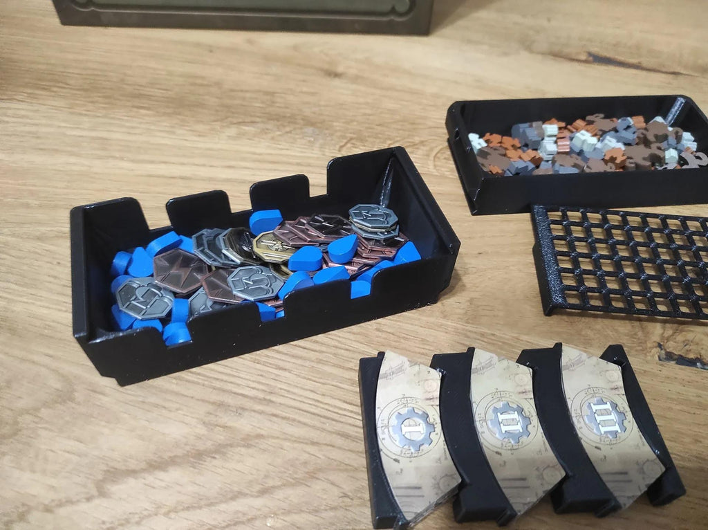 Barrage All Expansions and Content (2024) Board Game Insert and Organizer (etsy image id: 6307730418)
