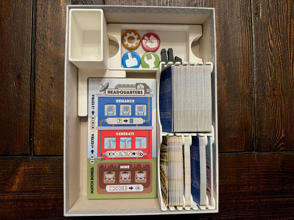 Fantastic Factories + Expansions Board Game Organizer and Insert / Supports GeekUp Bits (etsy image id: 6319812207)