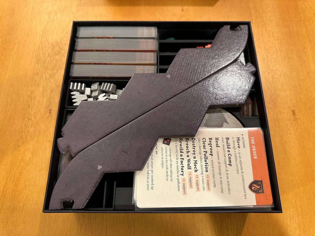 Defenders of the Wild Board Game Organizer and Insert (etsy image id: 6319833085)
