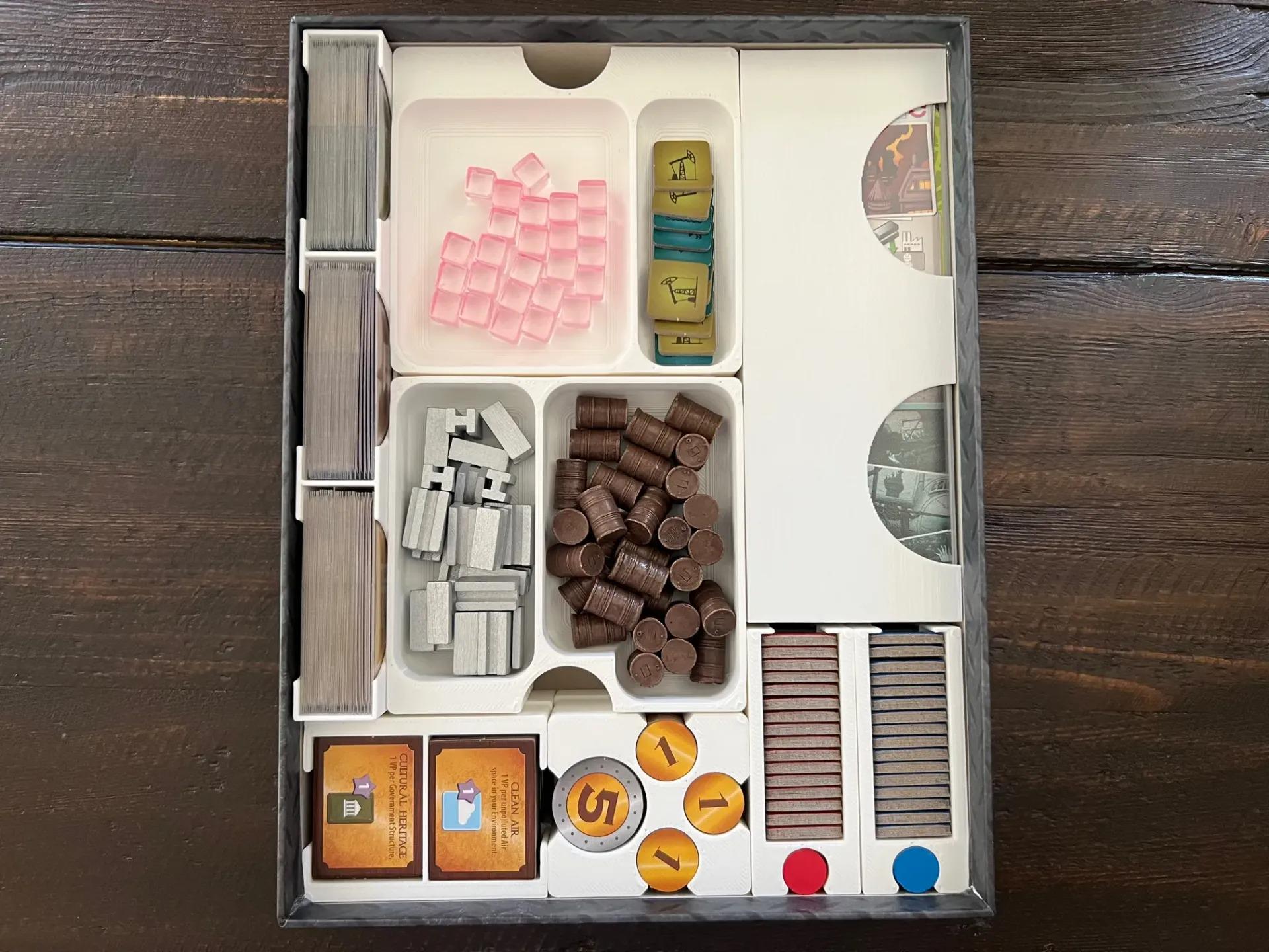 Manhattan Project: Energy Empire + Expansion Organizer and Insert (etsy image id: 6320975853)