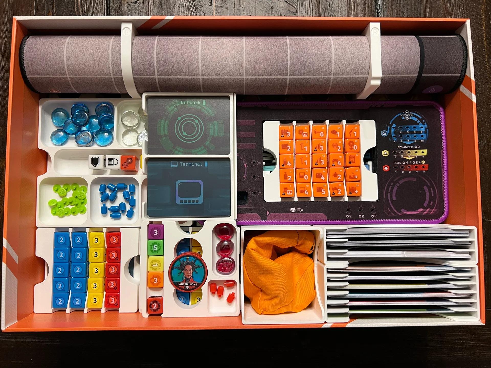 Burncycle + Expansions Board Game Insert / Organizer (etsy image id: 6321008723)