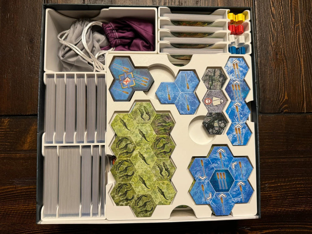 Quest for El Dorado (Lautapelit Edition) + Expansions/Promos Board Game Organizer and Insert (etsy image id: 6321030269)