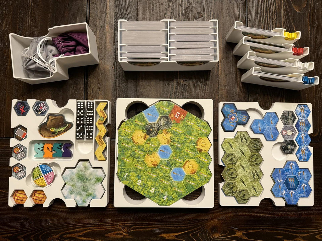 Quest for El Dorado (Lautapelit Edition) + Expansions/Promos Board Game Organizer and Insert (etsy image id: 6321030275)