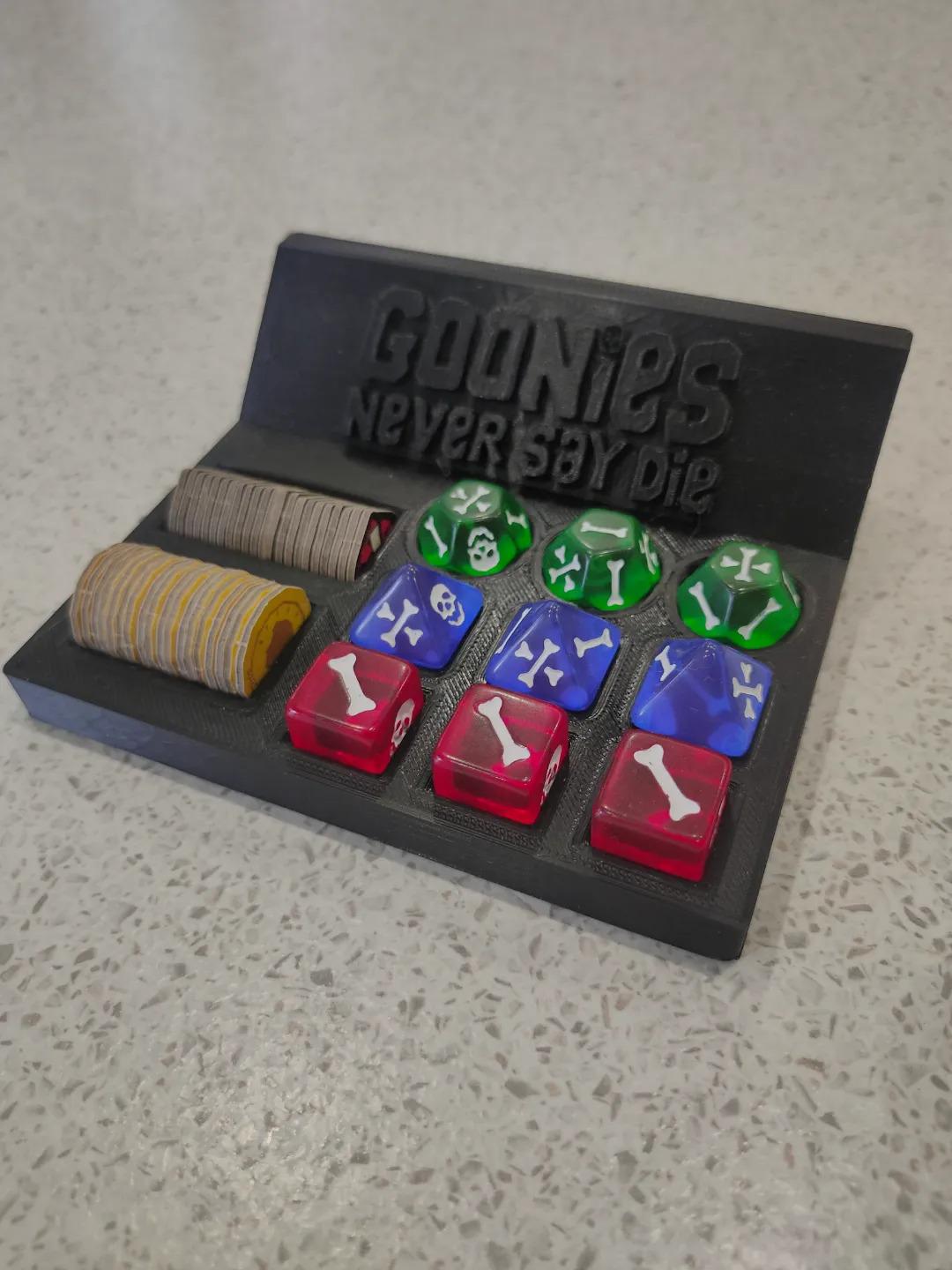 Goonies Never Say Die Board Game Insert and Organizer (etsy image id: 6321058203)
