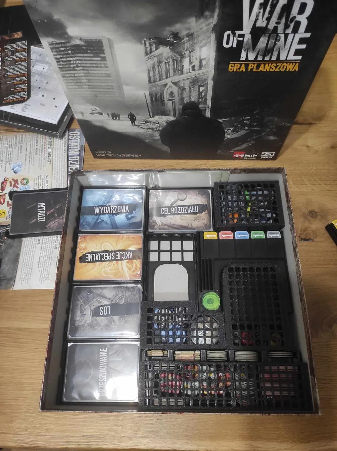 This War of Mine + Expansions Board Game Organizer and Insert (etsy image id: 6324020825)