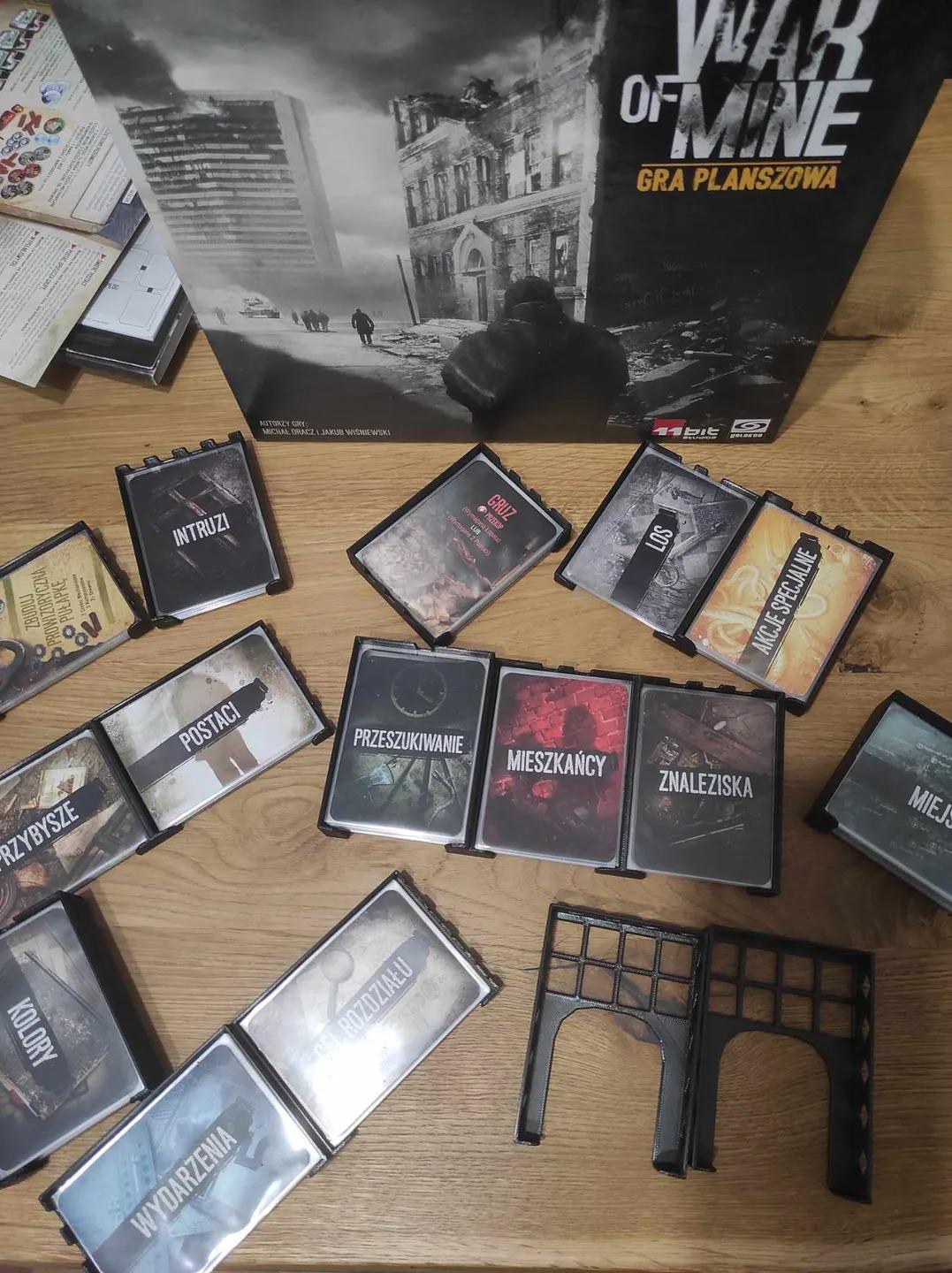 This War of Mine + Expansions Board Game Organizer and Insert (etsy image id: 6324020839)