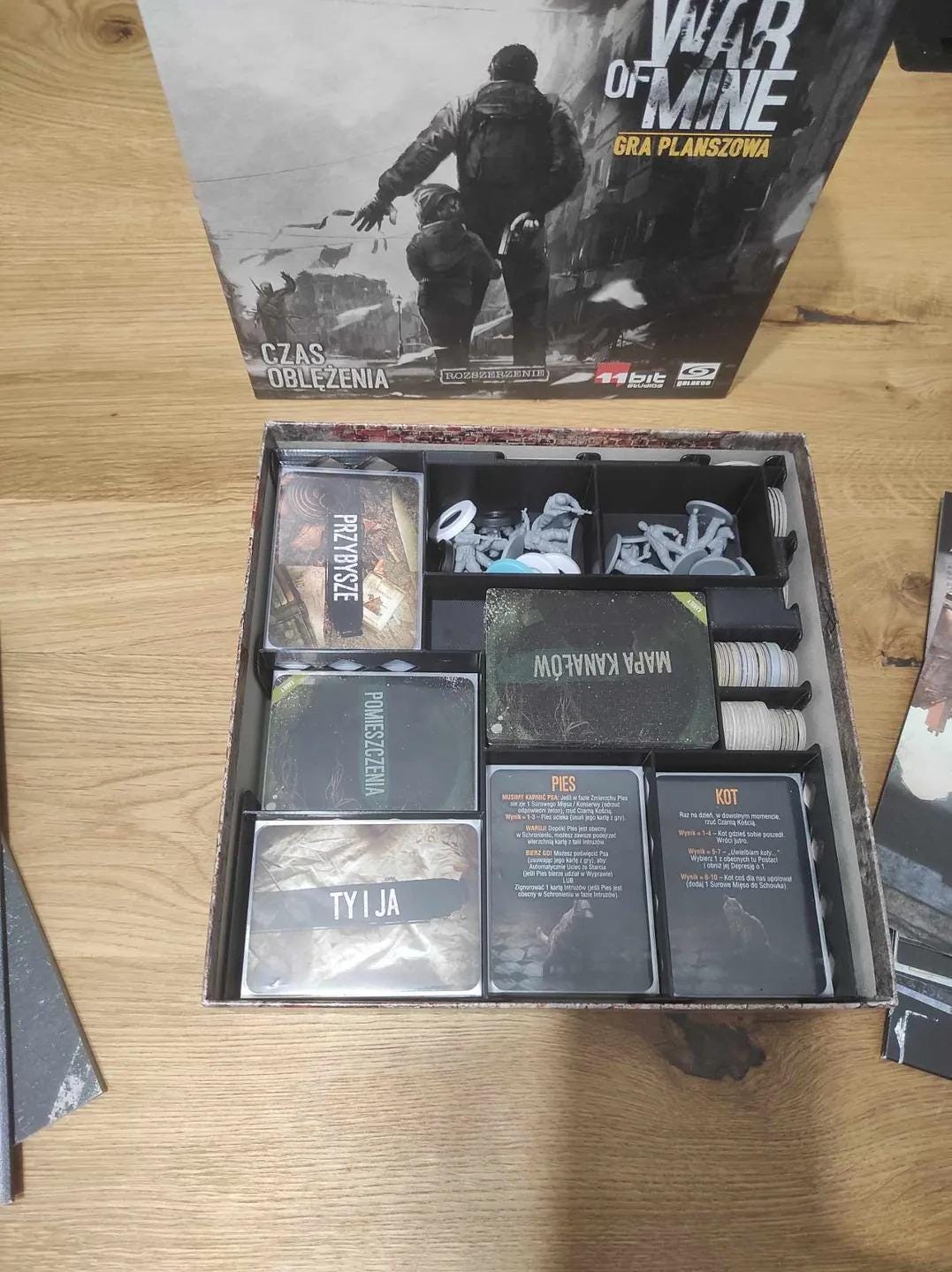 This War of Mine + Expansions Board Game Organizer and Insert (etsy image id: 6324021267)