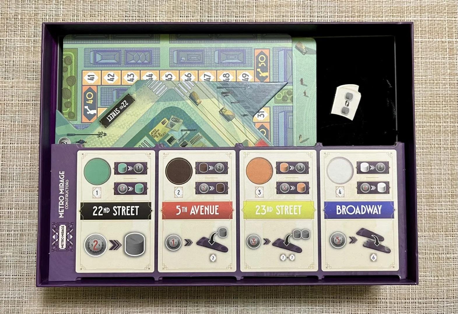 Flatiron Board Game Organizer and Insert - Minimalist Design (etsy image id: 6340531757)