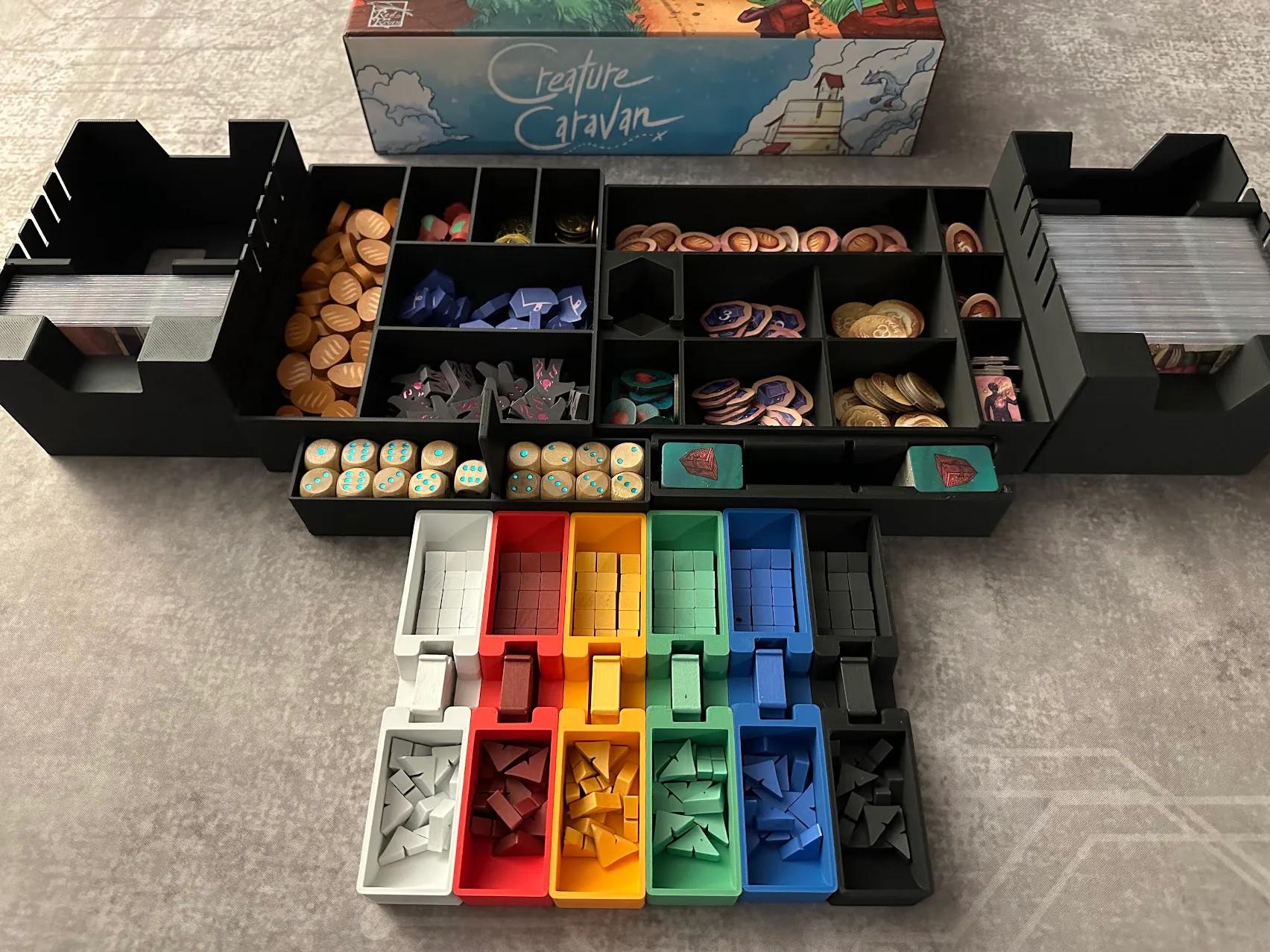 Creature Caravan Deluxe Edition Board Game Organizer and Insert (etsy image id: 6340954638)