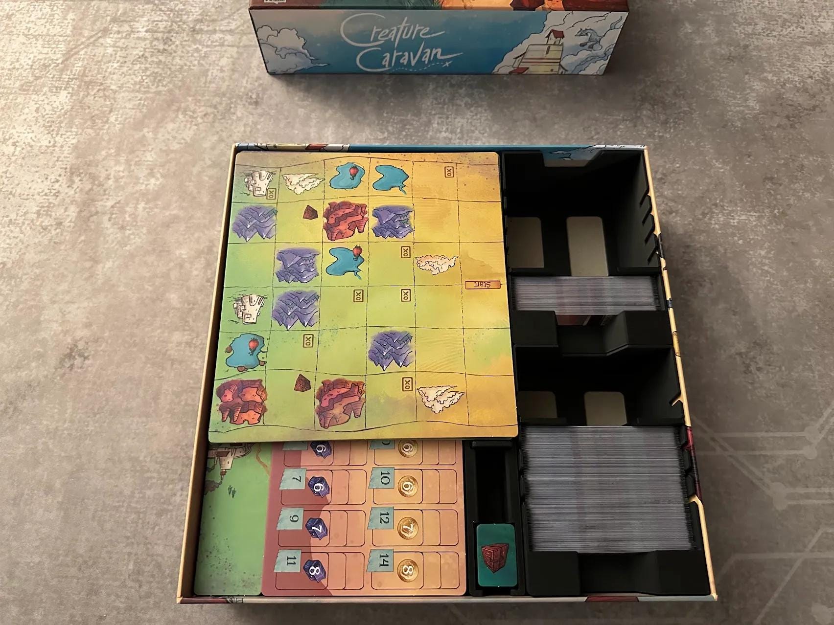 Creature Caravan Deluxe Edition Board Game Organizer and Insert (etsy image id: 6340954642)