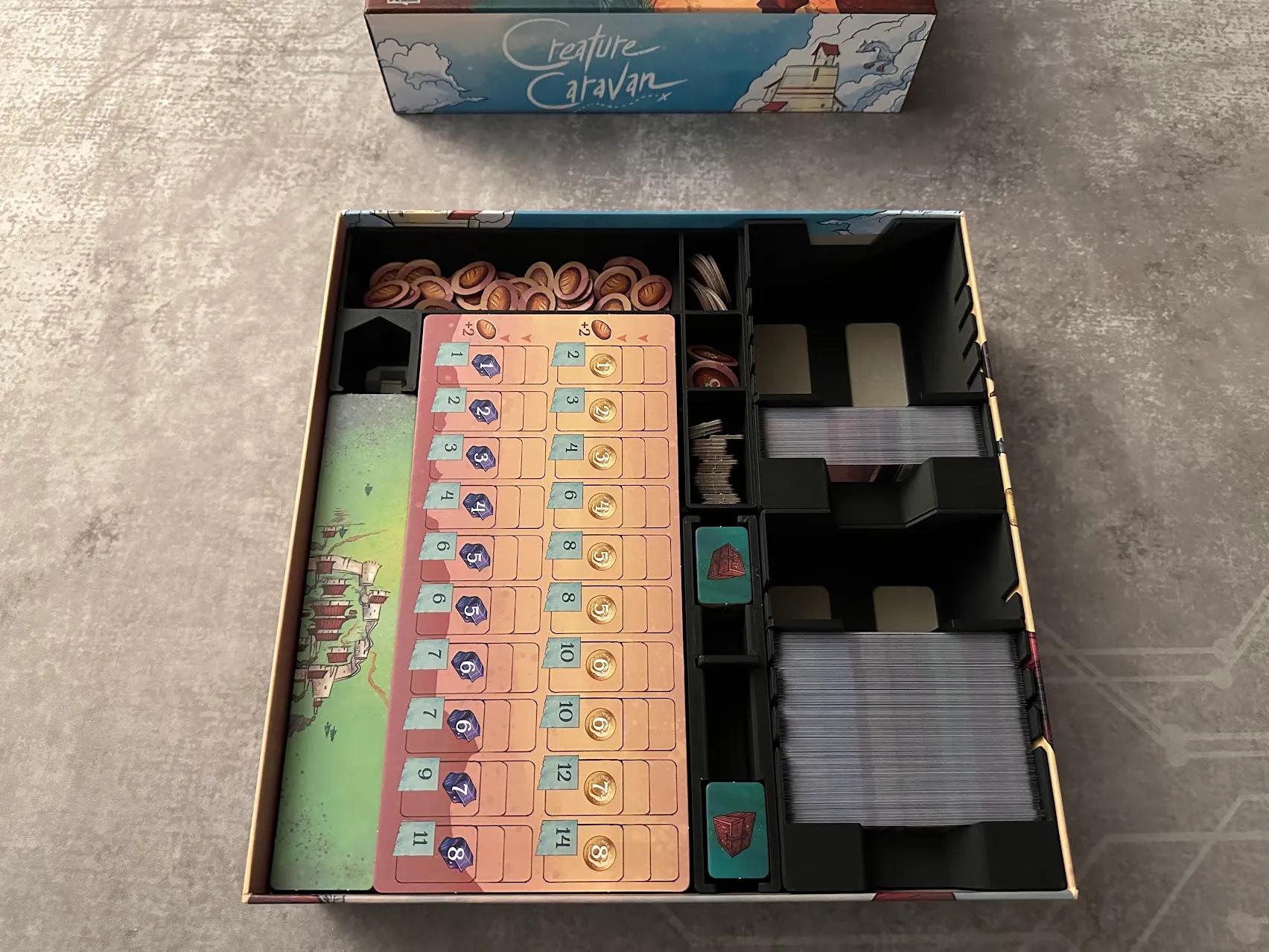 Creature Caravan Deluxe Edition Board Game Organizer and Insert (etsy image id: 6340954644)