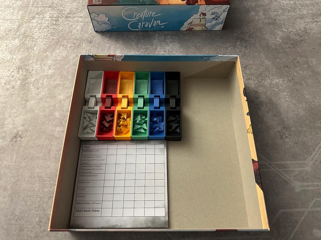 Creature Caravan Deluxe Edition Board Game Organizer and Insert (etsy image id: 6340954648)