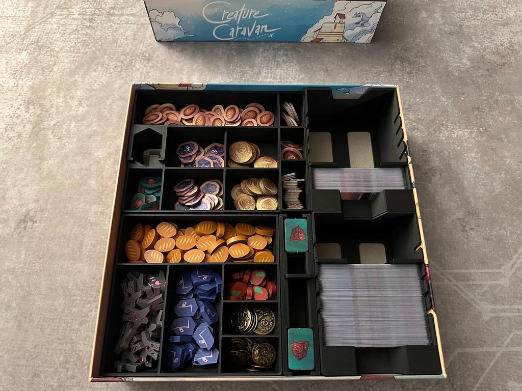 Creature Caravan Deluxe Edition Board Game Organizer and Insert (etsy image id: 6340954650)