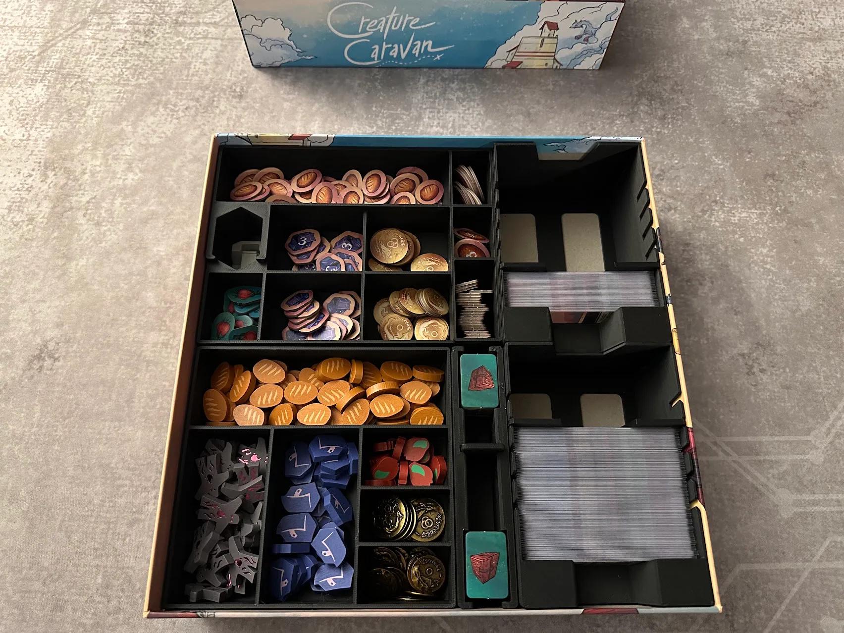 Creature Caravan Deluxe Edition Board Game Organizer and Insert (etsy image id: 6340954650)
