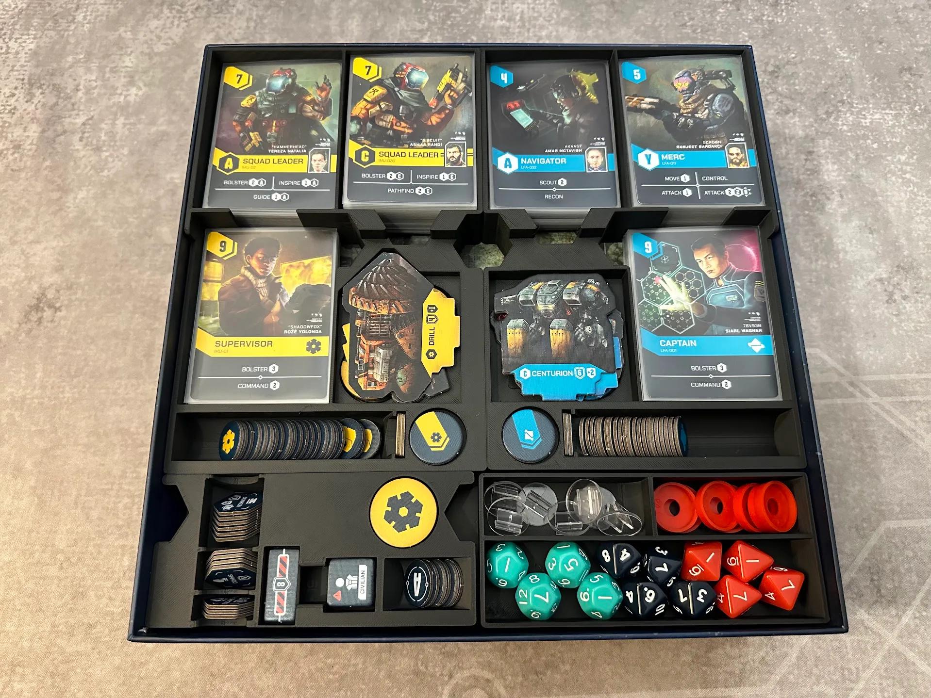 Undaunted 2200: Callisto Board Game Organizer and Insert (etsy image id: 6340970536)